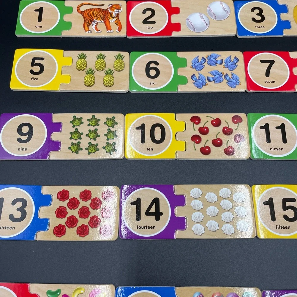 Melissa And Doug Self Correcting 1-20 Number Puzzles